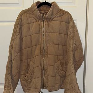 Dolman Quilted Knit Jacket Free People